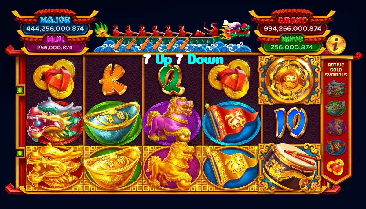 7 Up 7 Down casino presented on mobile device in Pakistan with slots and live games